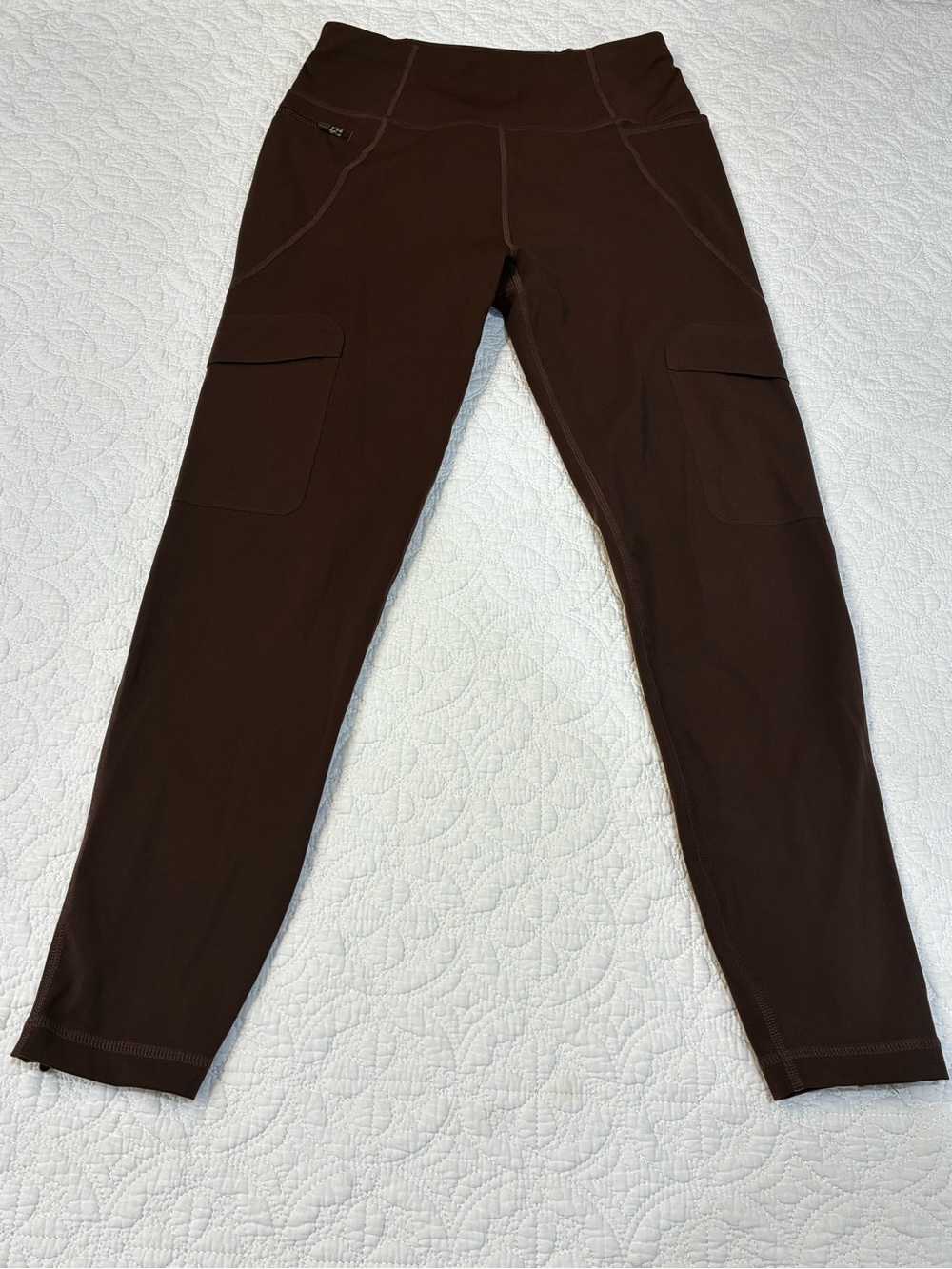 Sweaty Betty x Merrell Ascend Power Cargo Leggings Cacao Brown 7/8 Size 6